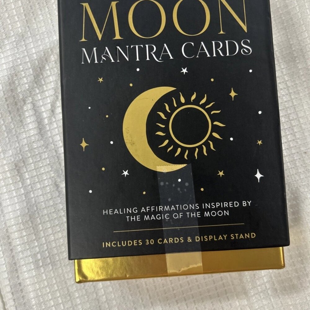Moon Mantra Cards - Healing Affirmations Inspired By The Magic Of The Moon - NIB